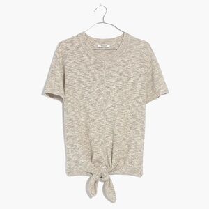 Madewell Knot-Front Sweater Tee